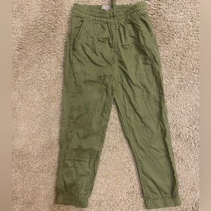 Point Sue Olive Green Joggers